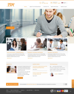 Wordpress Design by pb for this project | Design: #9672166