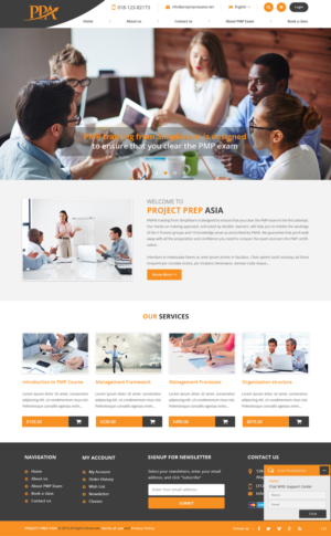 Wordpress Design by pb for this project | Design: #9672168