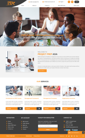 Wordpress Design by pb for this project | Design: #9672169
