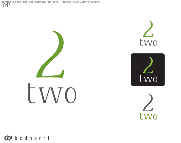 Logo Design by bednarri for TWO...the design company | Design #16923
