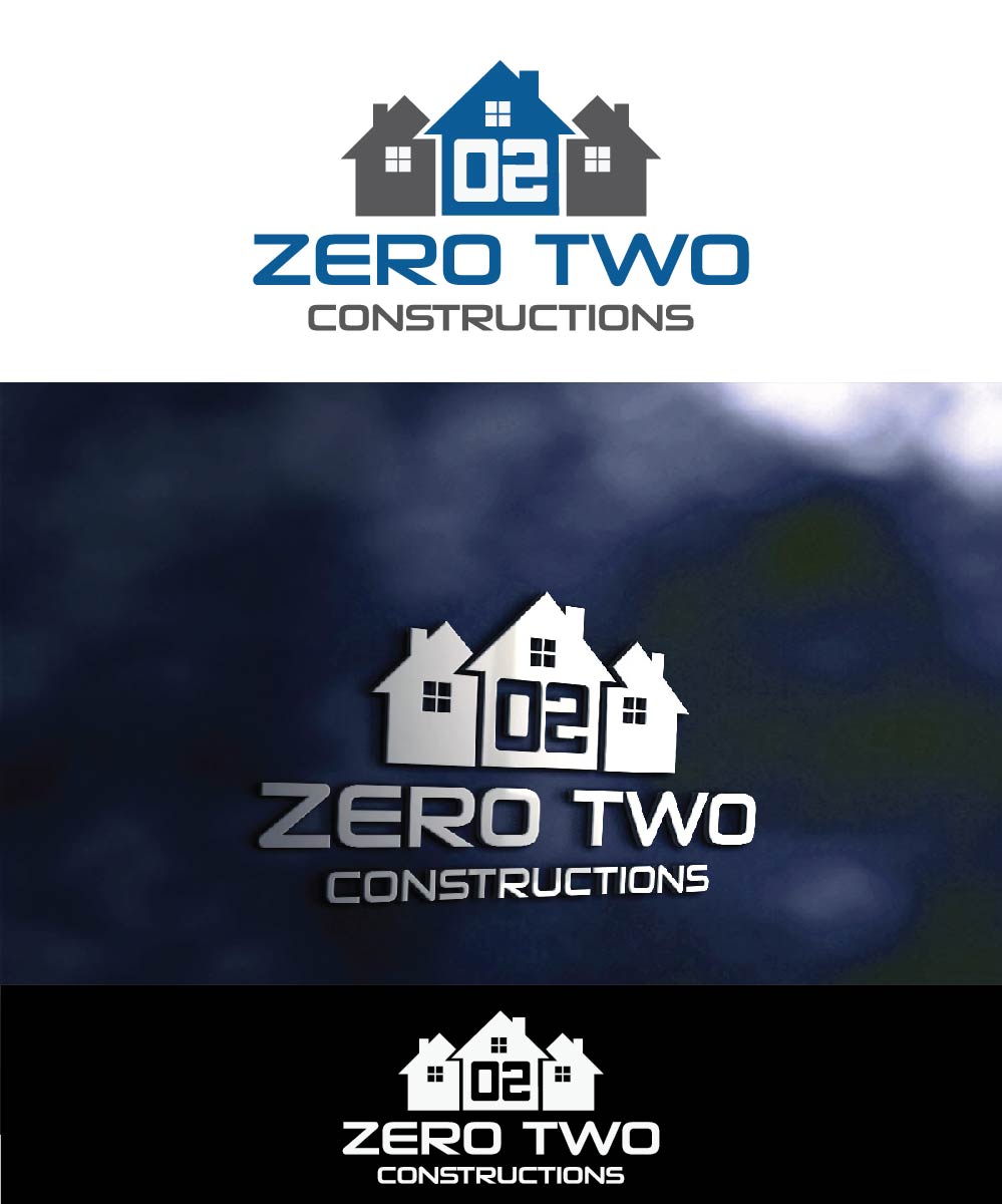 Logo Design by joliau for Zero two constructions | Design #9585507