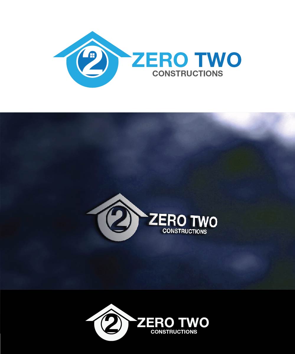 Logo Design by joliau for Zero two constructions | Design #9585511