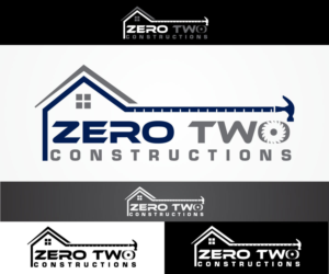 Logo Design by sangeloenriquez for Zero two constructions | Design #9575607