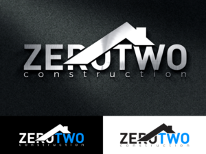 Logo Design by Hsi Graphics for Zero two constructions | Design: #9572531