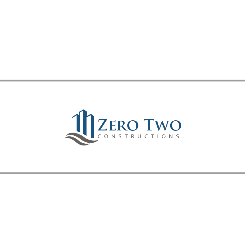 Logo Design by Tere G artwork for Zero two constructions | Design #9589810