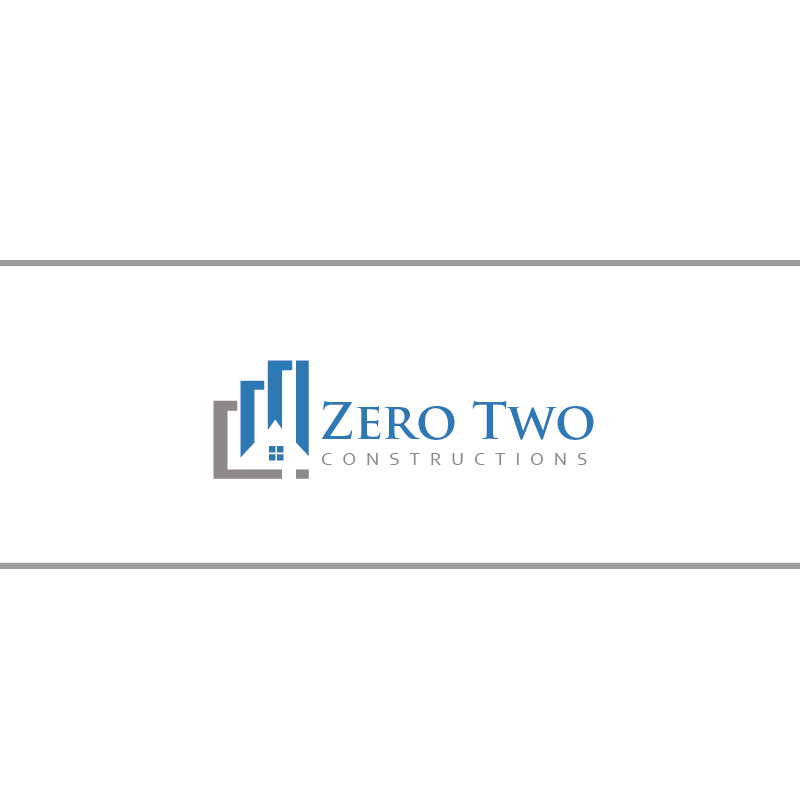 Logo Design by Tere G artwork for Zero two constructions | Design #9589812