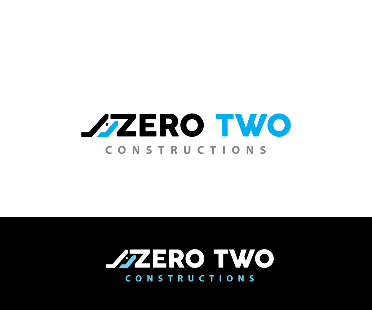 Logo Design by Omee63 for Zero two constructions | Design #9571217