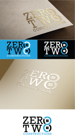 Logo Design by 3Guys for Zero two constructions | Design: #9576942