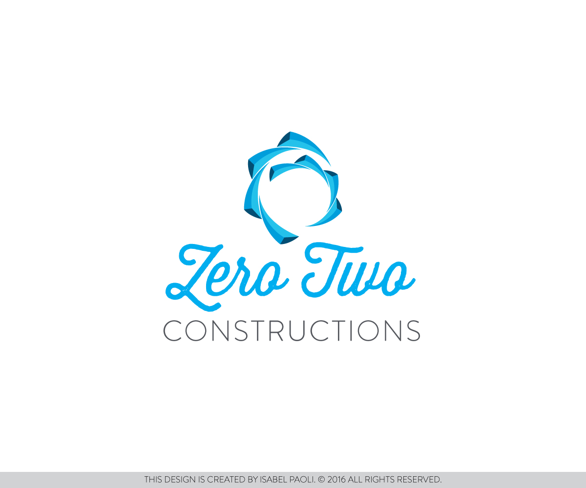 Logo-Design von isabel.paoli für Zero two constructions | Design #9606642