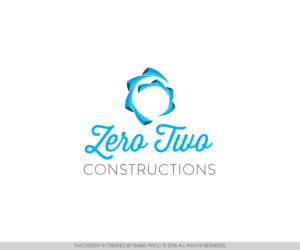 Logo Design by isabel.paoli for Zero two constructions | Design: #9606642
