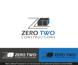 Logo Design by Solo Brand for Zero two constructions | Design: #9594904