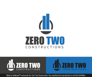 Logo Design by Solo Brand for Zero two constructions | Design: #9595013