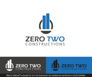Logo Design by Solo Brand for Zero two constructions | Design: #9595015