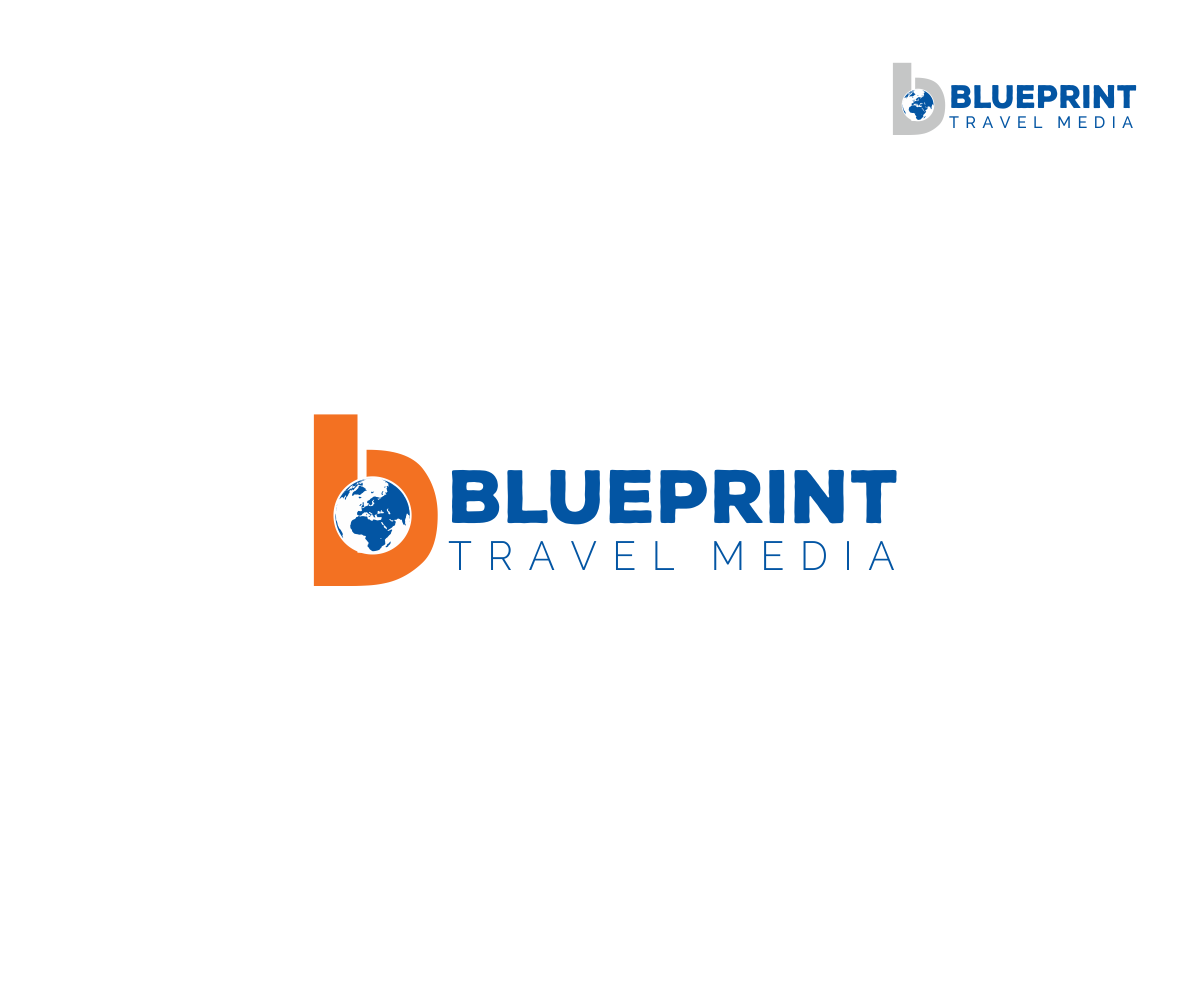 Logo Design by DesDesign for Blueprint Travel Media | Design #9768809