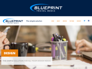 Logo Design by Dizinesoft for Blueprint Travel Media | Design: #9573335
