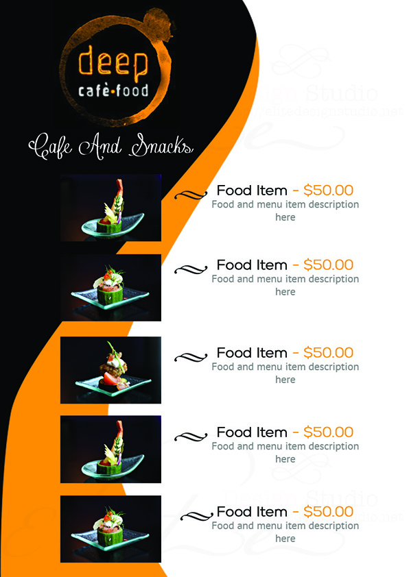 Menu Design by Caroloh for this project | Design #2097556