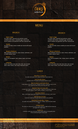 Menu Design by El Graphica