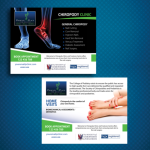 Flyer Design by uk for The Foot Clinic | Design: #9581333