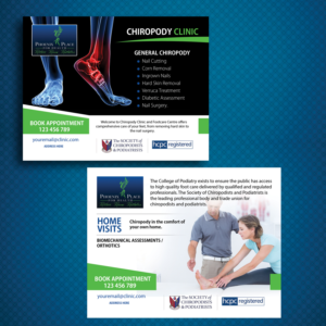 Flyer Design by uk for The Foot Clinic | Design: #9613419