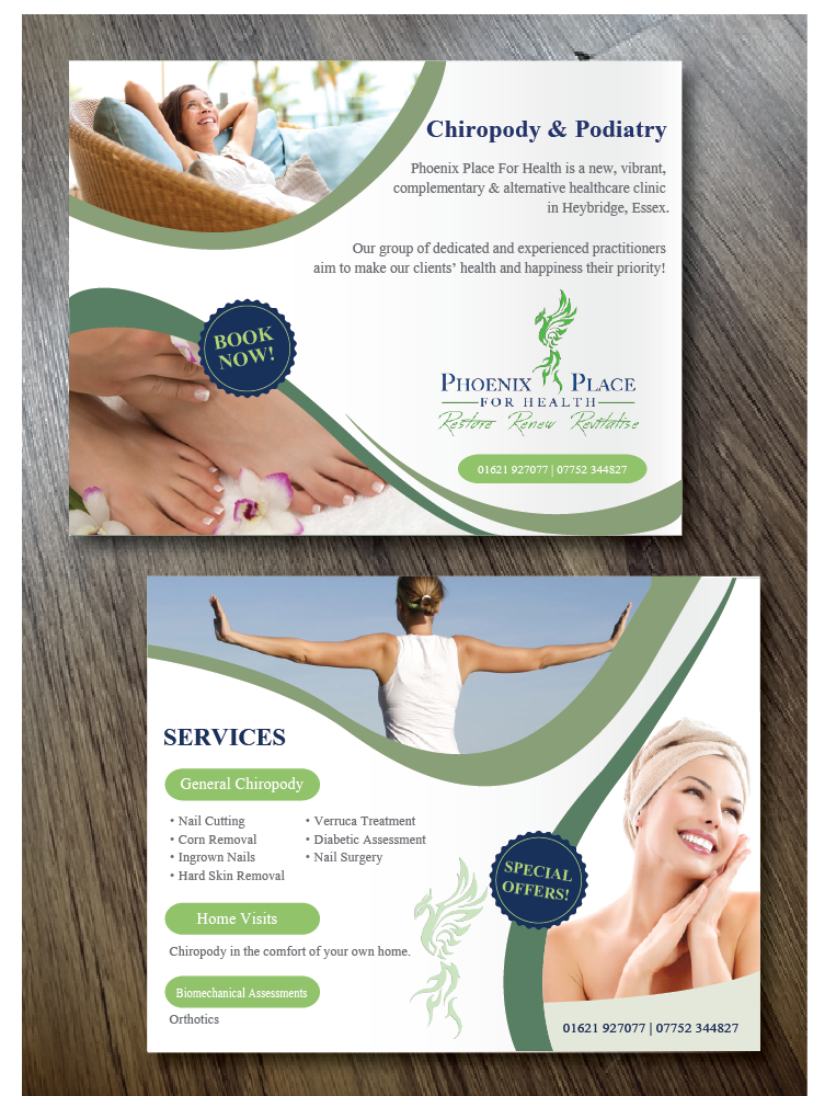 Flyer Design by alex989 for The Foot Clinic | Design #9583941