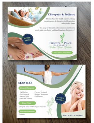 Diseño de Flyer por alex989 para The Foot Clinic | Diseño #9583941