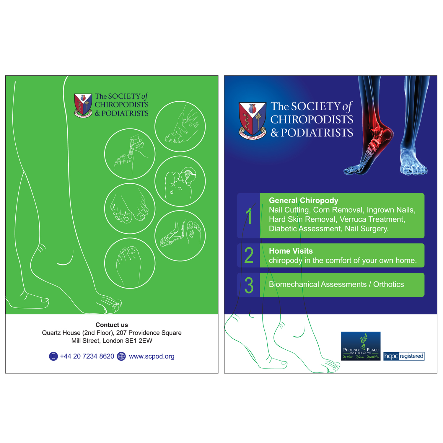 Diseño de Flyer por amicableraju para The Foot Clinic | Diseño #9599965