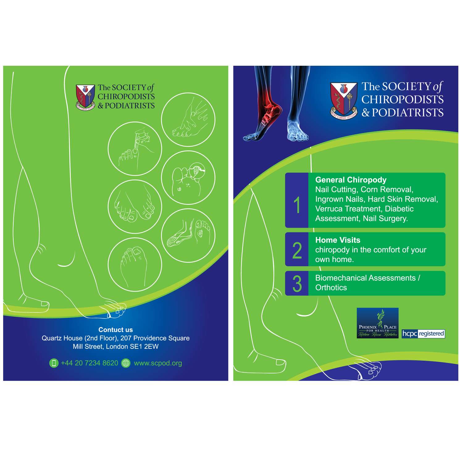 Diseño de Flyer por amicableraju para The Foot Clinic | Diseño #9599966