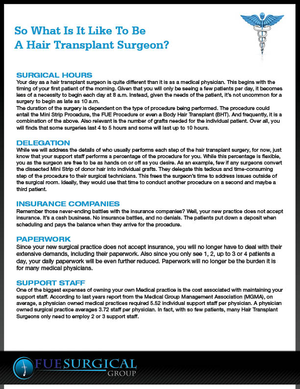 Catalogue Design by peejay for FUE Surgical Group | Design #9858876