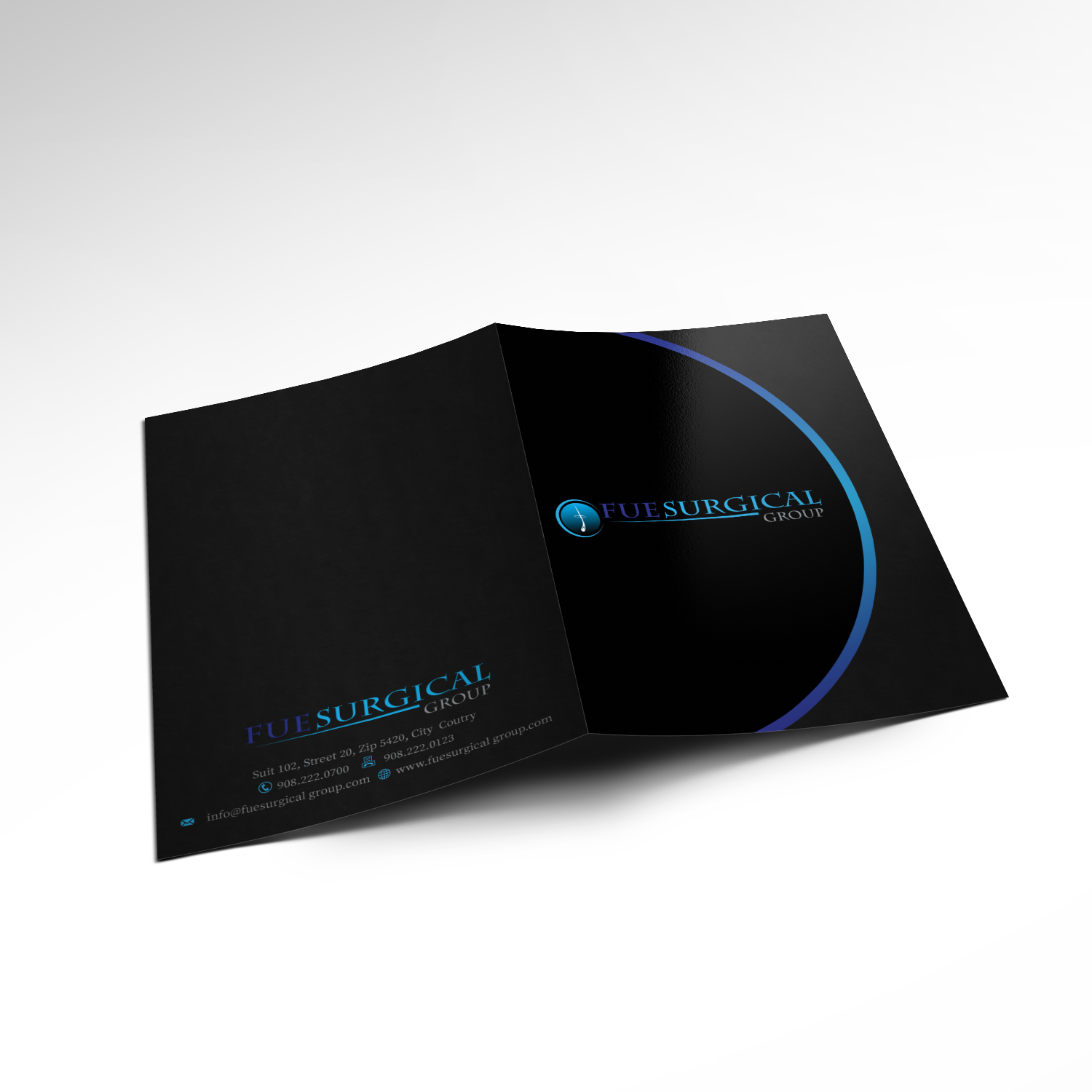 Catalogue Design by Shabnum Khan for FUE Surgical Group | Design #9916570