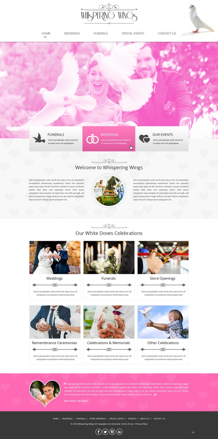 Web Design by pb for this project | Design #9920619
