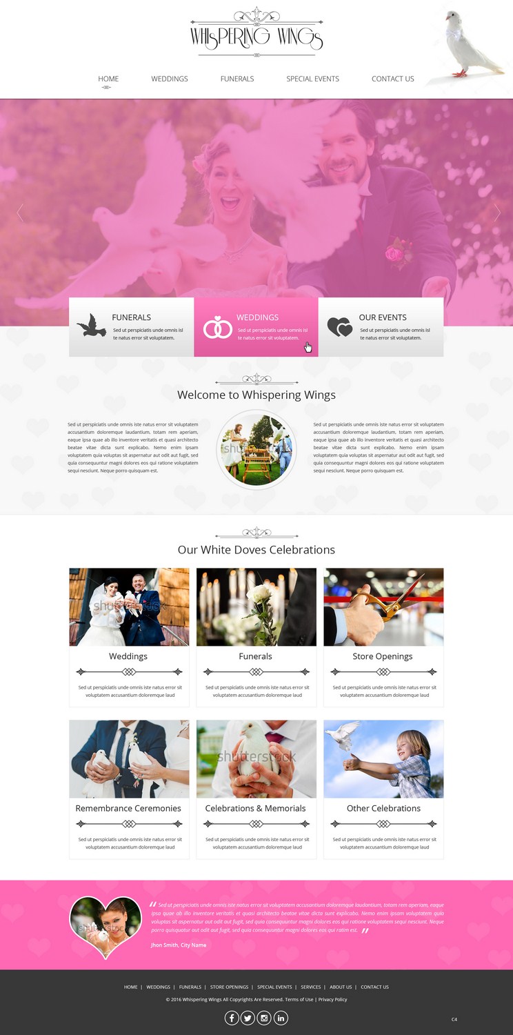 Web Design by pb for this project | Design #9920621
