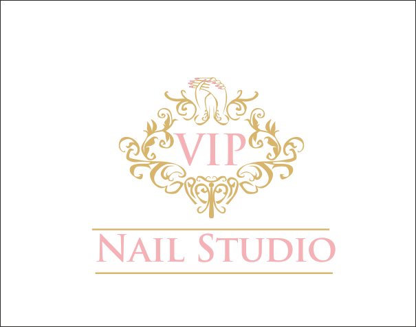 Diseño de Logo por ciolena para VIP Nail Studio | Diseño #9841286