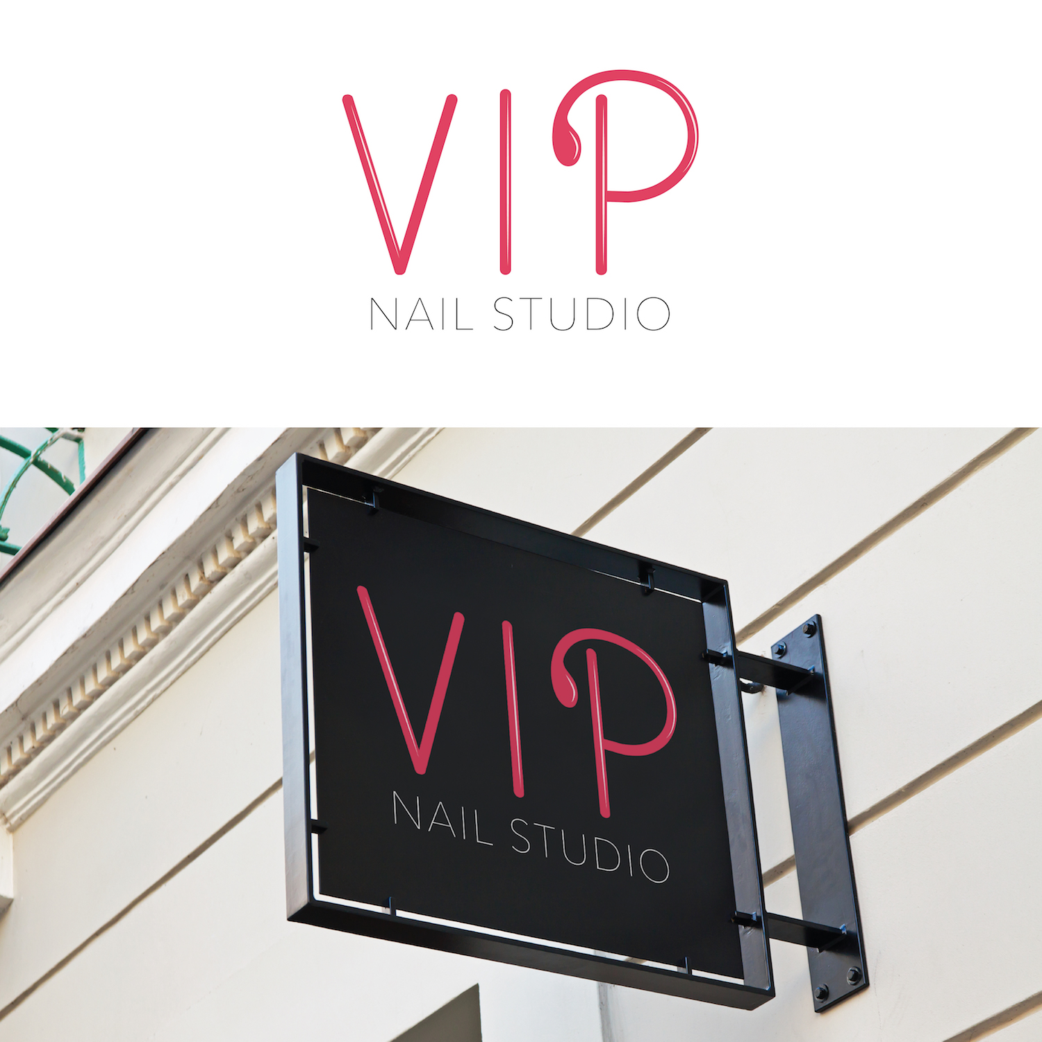 Logo Design by Designr for VIP Nail Studio | Design #9604996