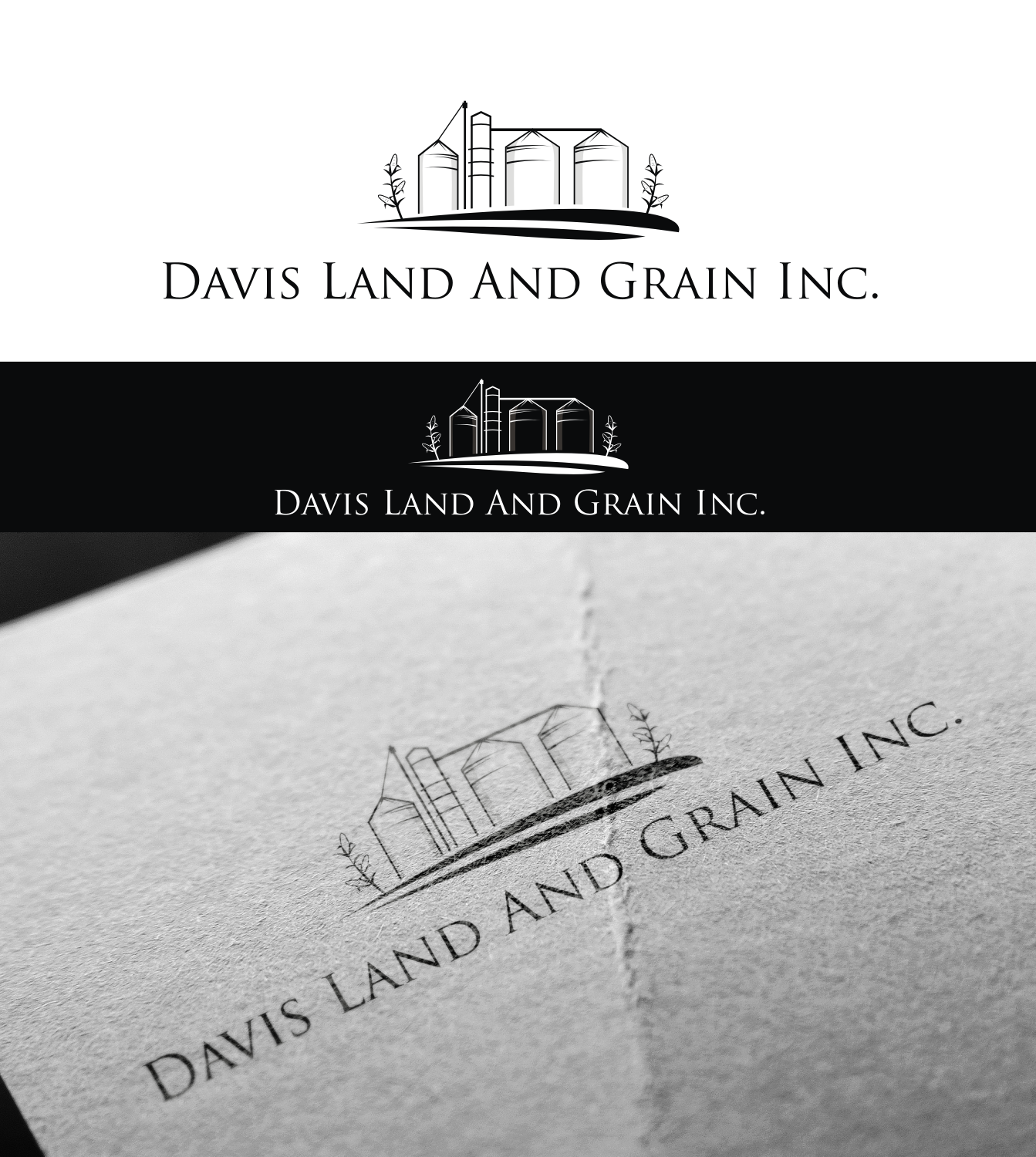 Logo Design by Rudy Graph for Davis Land And Grain Inc. | Design #9764554
