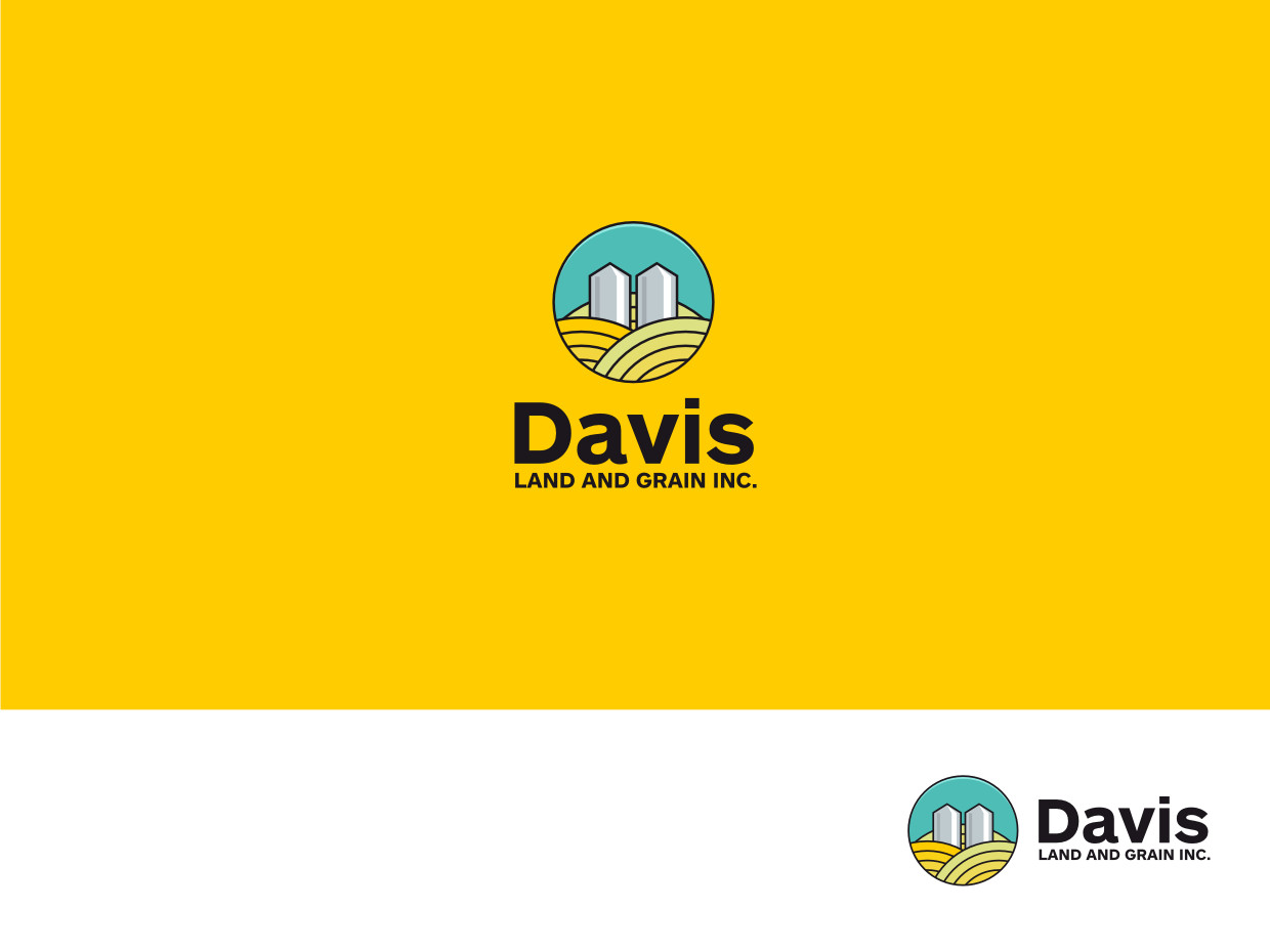 Logo Design by Atvento Graphics for Davis Land And Grain Inc. | Design #9789487
