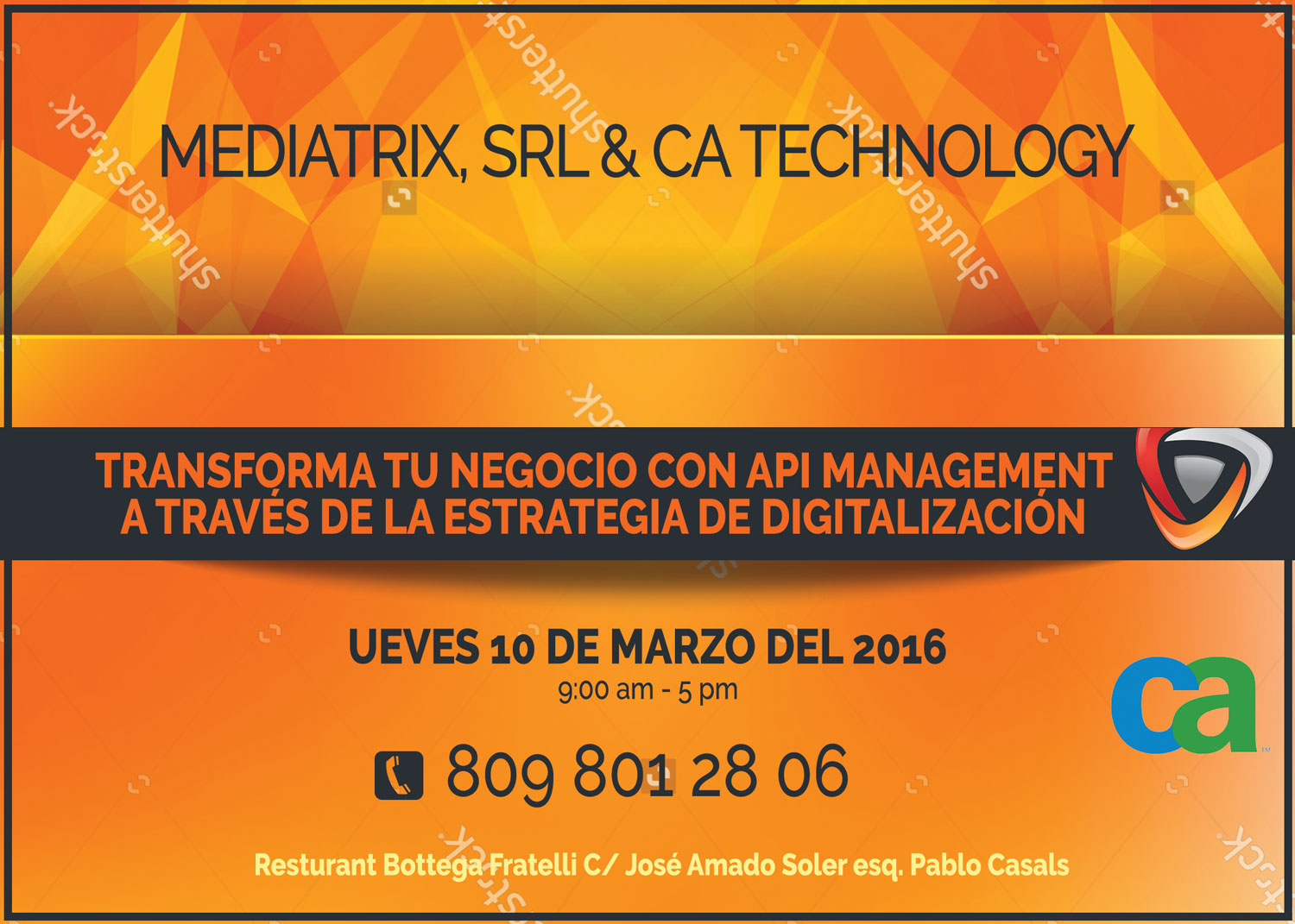 Diseño de Invitación por leuchi para Mediatrix, S.R.L. | Diseño #9715271
