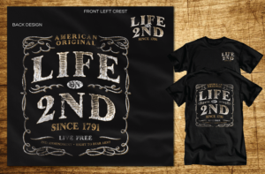 life on 2nd | T-Shirt-Design von CoffeeBreak88