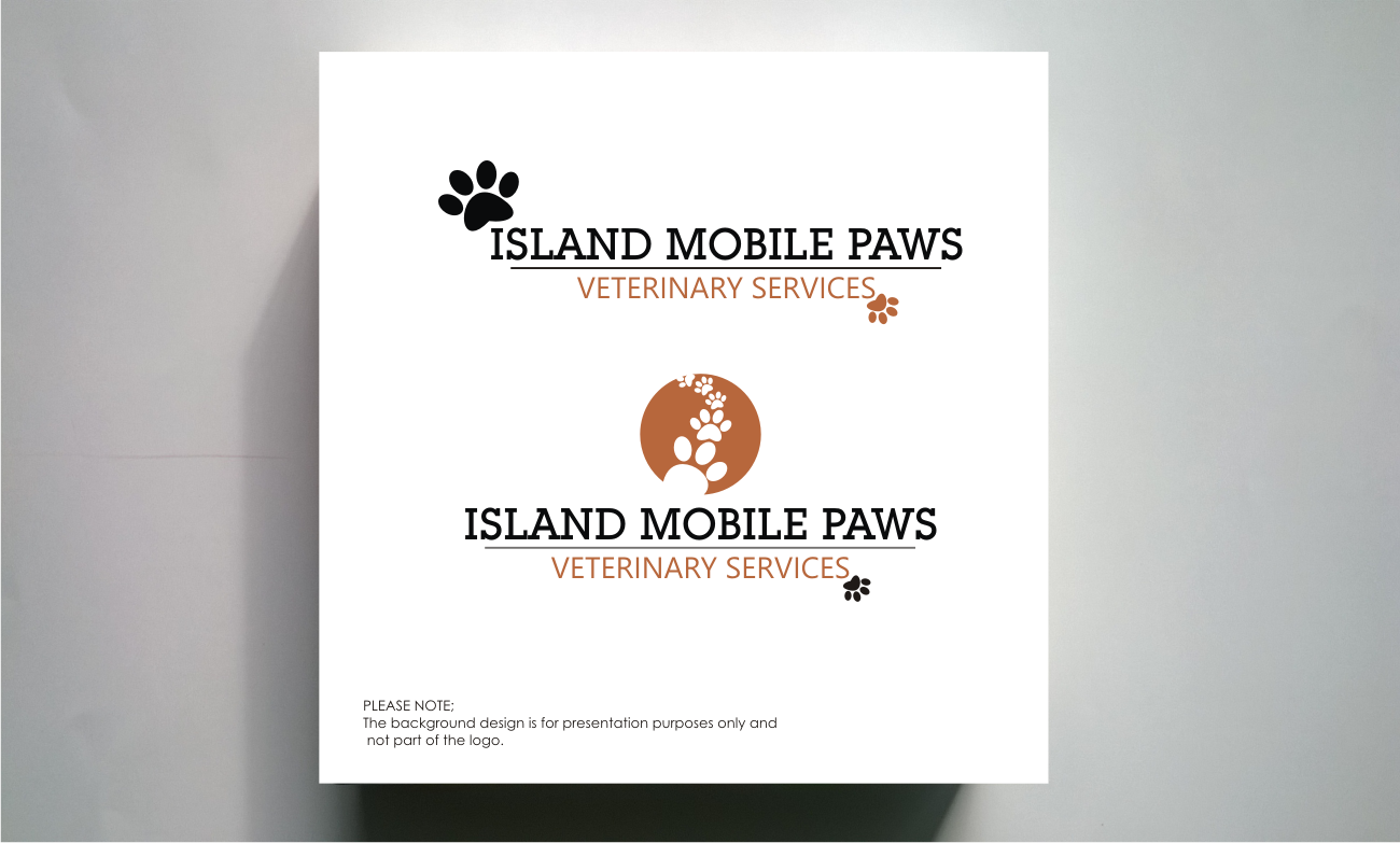 Logo Design by R!CKY for Island Mobile Paws Veterinary Services | Design #9672506