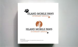 Logo Design by R!CKY for Island Mobile Paws Veterinary Services | Design: #9672506