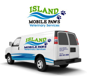 Diseño de Logo por pivotaldesign.biz para Island Mobile Paws Veterinary Services | Diseño: #9572765