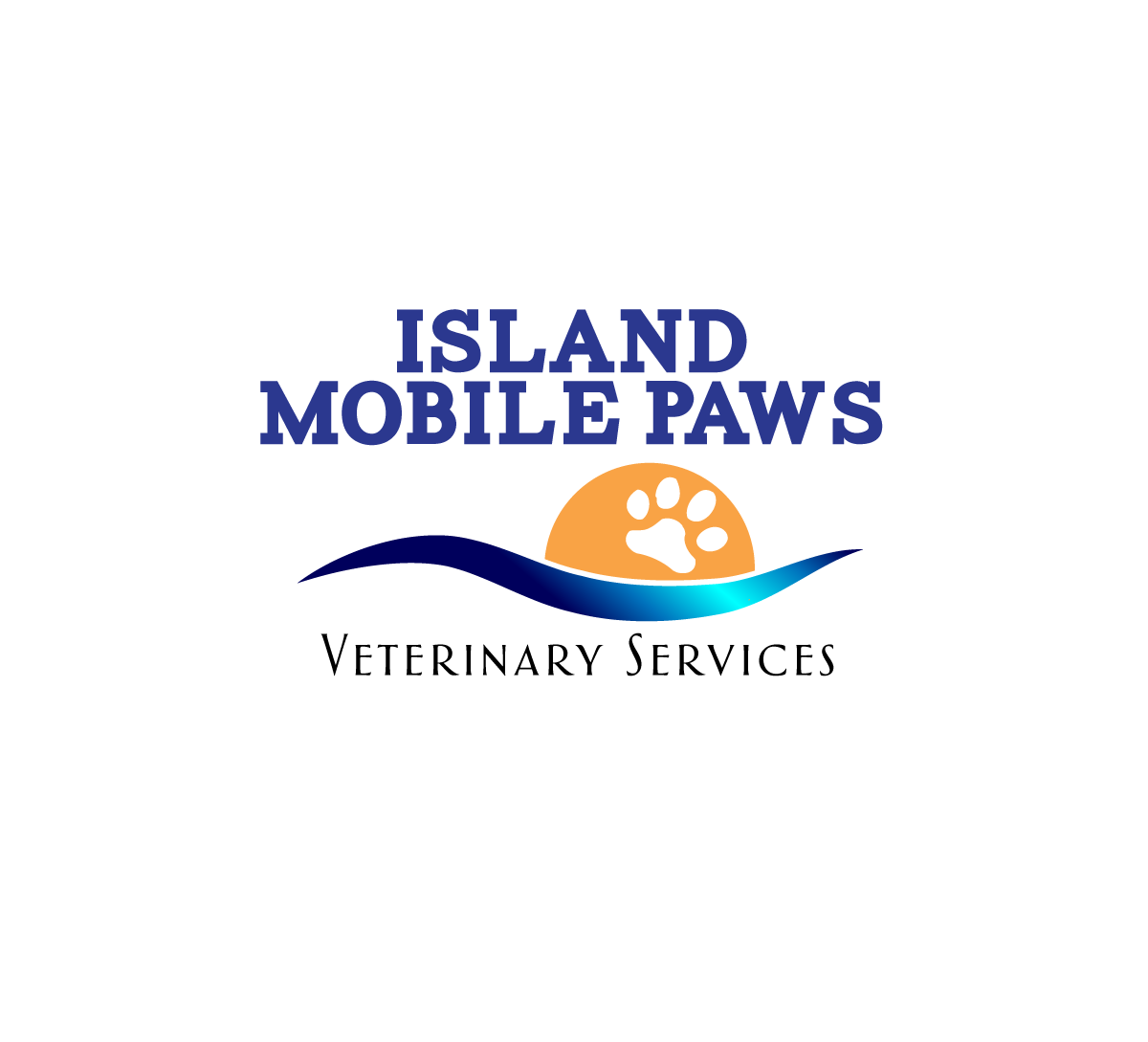 Diseño de Logo por pivotaldesign.biz para Island Mobile Paws Veterinary Services | Diseño: #9783118