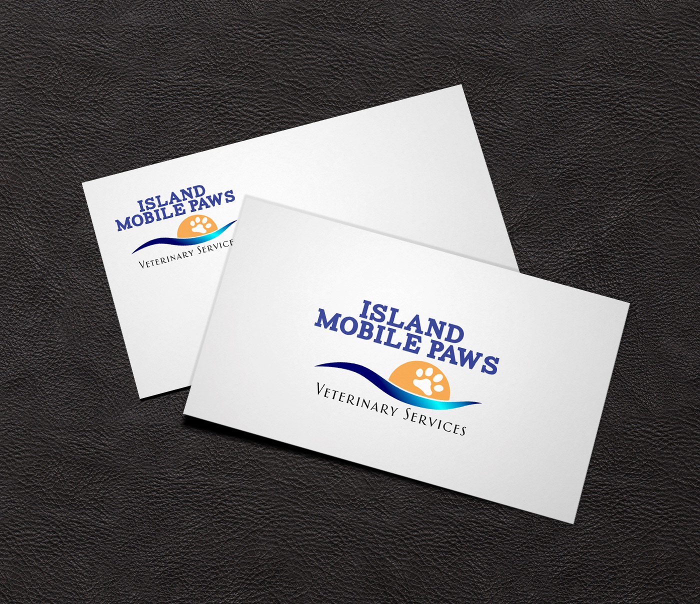 Logo Design by pivotaldesign.biz for Island Mobile Paws Veterinary Services | Design #9783119