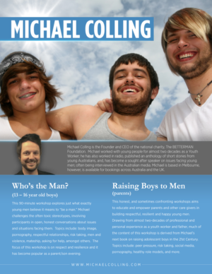 Guest speaker (boys wellbeing and education) needs flyer | Diseño de Flyer por Brian Ellis