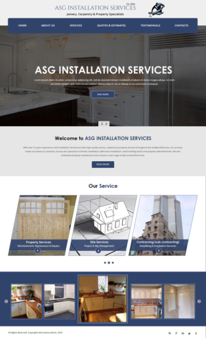 Web-Design von Creations Box 2015 für dieses Projekt | Design: #9604292