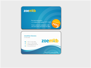 Business card - mobile service | Visitenkarten-Design von Nila