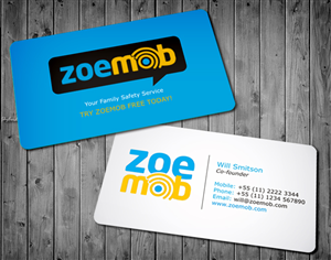 Business card - mobile service | Visitenkarten-Design von SKYdesign