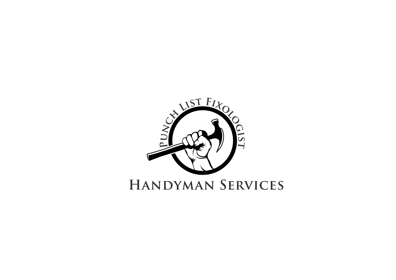 Logo Design by jenggot_merah_ for Punch List Fixologist | Design #9582038