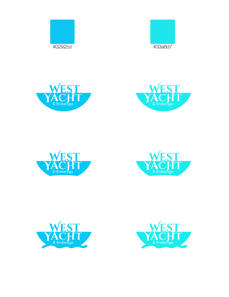 Logo Design by luckys_mom for West Yachts and Brokerage | Design #9605732