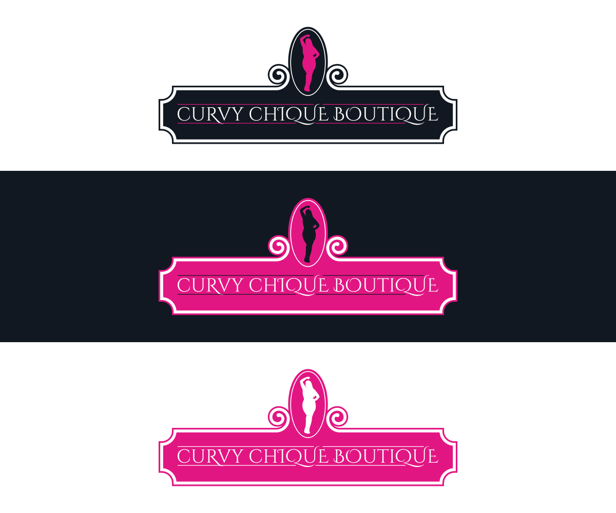 Logo Design by nreimer for Curvy Chique Boutique | Design #9761846