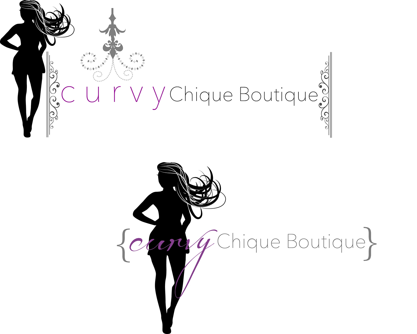 Logo Design by DLKlynn for Curvy Chique Boutique | Design #9761805